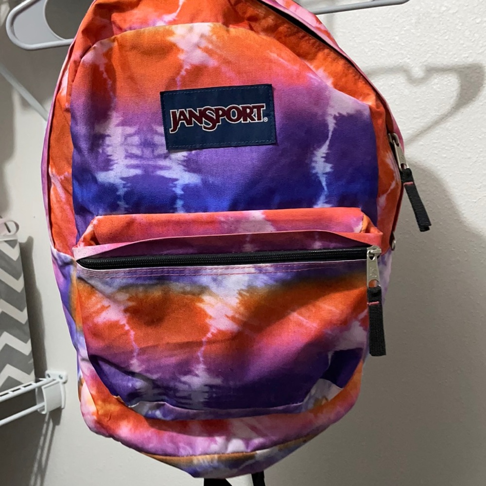 Simple jansport tie dye backpack 🎒